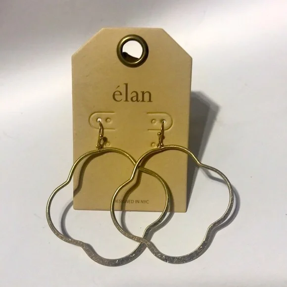 NEW Bracelet and Earring Set by e’lan - Matte Gold - Picture 7 of 8